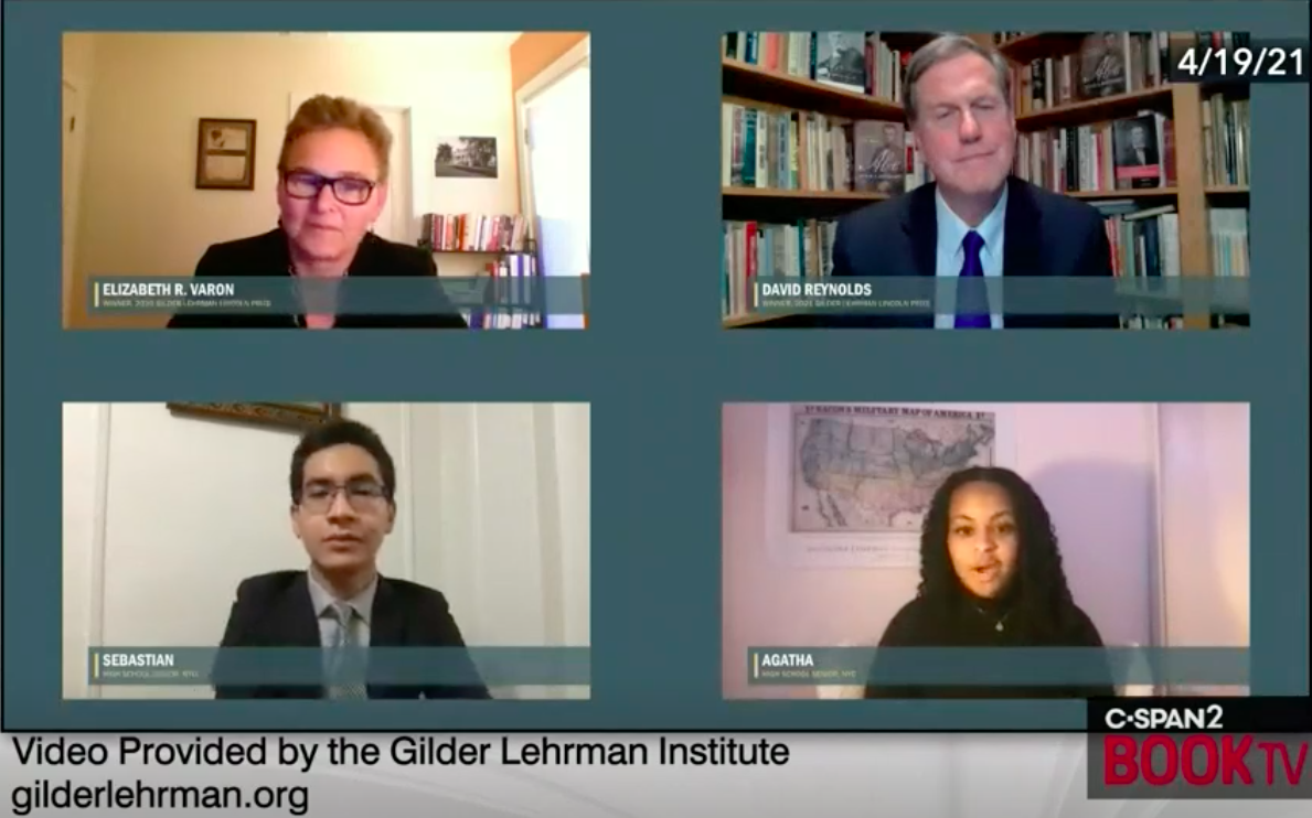 The 2021 Gilder Lehrman Lincoln Prize Presented on CSPAN Gilder